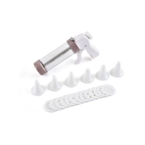 Cookie Press Gun Kit Batter Dispenser 20PCS Cookies Cream Press Icing Gun Syringe Nozzles Set Cake Decorating Tool Baking Gadget Cookie Press Gun Kit Batter Dispenser 20PCS Cookies Cream Press Icing Gun Syringe Nozzles Set Cake Decorating Tool Baking Gadget